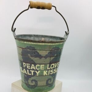 Coastal Decor Peace Love Seahorse Nautical Primitives by Kathy NWT